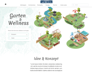 Screenshot Digital Marketplace Garden Wellness